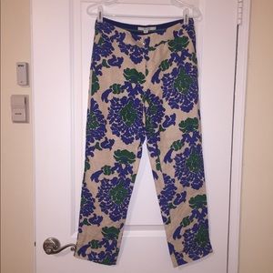 100% LINEN CROPPED PANTS